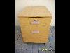 Oak two-drawer pedestal, brand new, lockable.